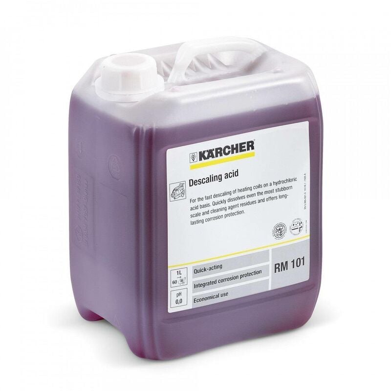 Acide détartrant, contient de l'acide chlorhydrique rm 101 asf 5 litres - 62953980 Karcher