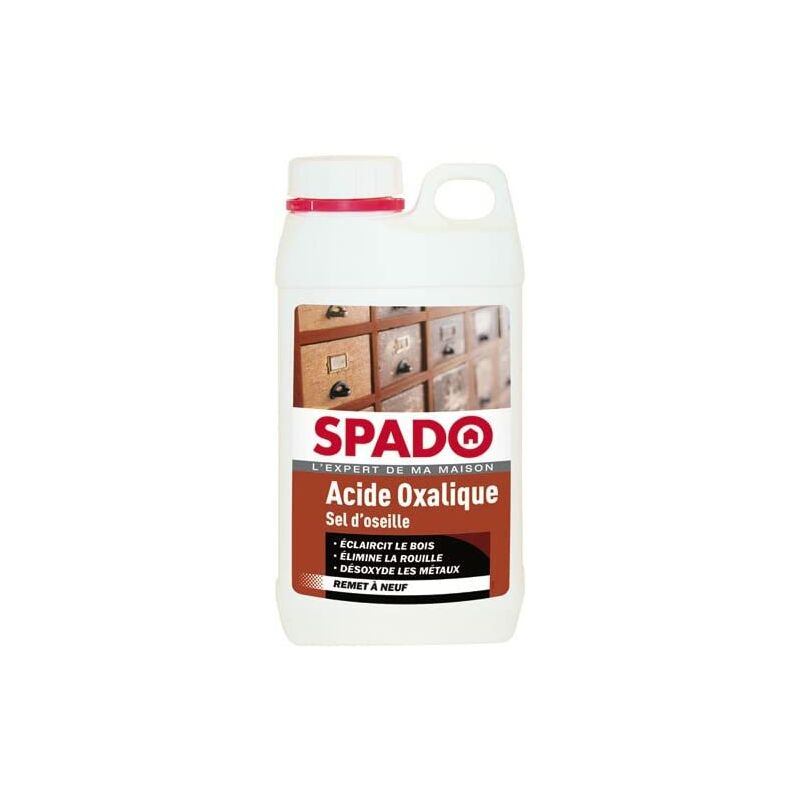 SPADO - Acide Oxalique - Nettoyant Multi-Usage Maison et Extérieur - Efficacité Professionnelle - 750 g
