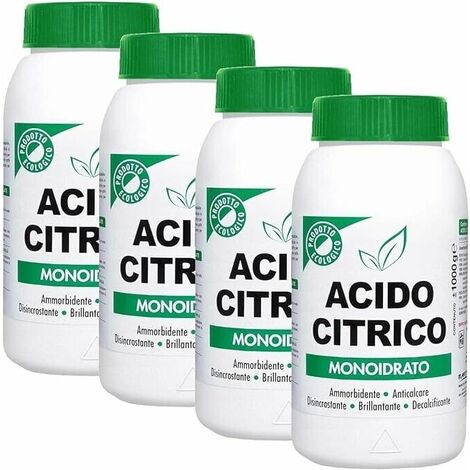 Acido citrico naturale anticalcare brillantante disincrostante ammorbidente – 4 Kg