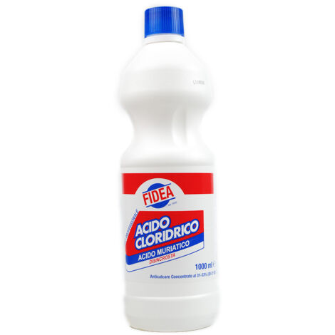Acido Cloridrico 31/33% Lt.1 Set 5 Pezzi - Fidea