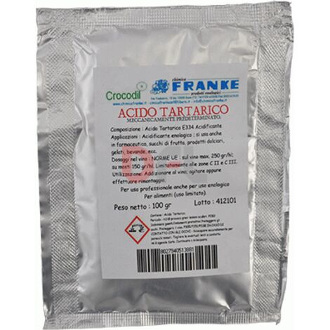 ACIDO TARTARICO ENOLOGICO E334 FRANKE