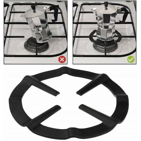 Acier 2pcs Reducers 14cm Cooker Hob Griddle Pan Supports