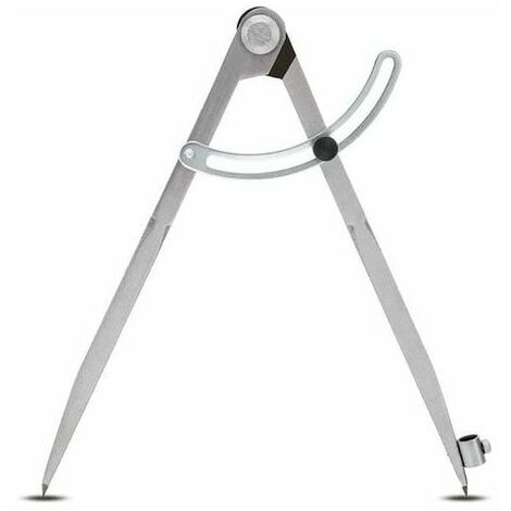 Acier Au Carbone Compass Pencil Grande 250Mm Compas En Diviseur D'Ailes En Cuir Rotatif Outil Séparateur D'Ailes