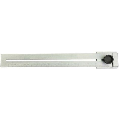 Acier au Carbone Outils de Mesure, 0-300mm Plage de Mesure Jauge de Marquage, Règle de Ligne Coulissante, Trusquin de Traçage Métal pour Menuisier, Ingénieurs, Bricolage