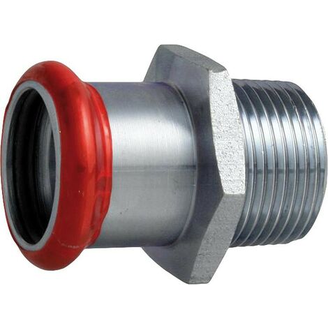 Acier-C Raccord à sertir contour M, manchon male Ø 35x DN25(1")