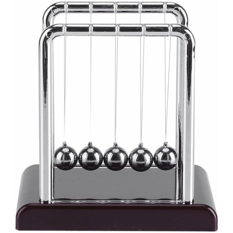 Acier Equilibre Magnétique Boule Cradle Physique Science Pendule Bureau Fun Bureau Extérieur Jouet Cadeau Swinging