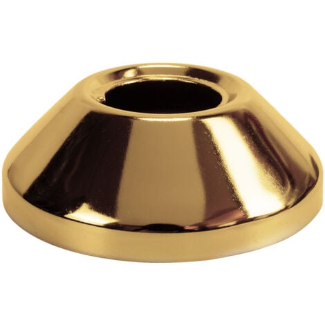 Acier Fini Or Couvercle Tuyau Collier Cône 3/4" (25mm) 25mm Taille