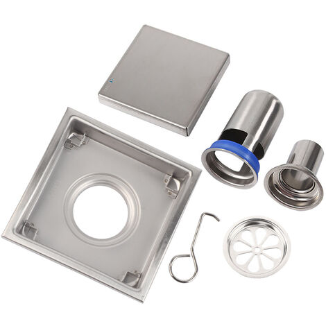 Acier inoxydable 304 110 x 110 mm salle de bain douche carrelage insert carré douche sol drain crépine