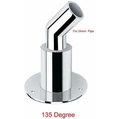 acier inoxydable 316 à travers la coque couvercle d'échappement tuyau joint tuyau douille matériel pièces Marine voiture camion Air Diesel chauffage, courbé 24mm