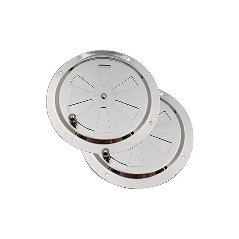 Fei Yu - Acier inoxydable 316 bateau marin rond d'air de ventre de ventre de ventilation Ventilator Grill Cover Side Bouton ouverture
