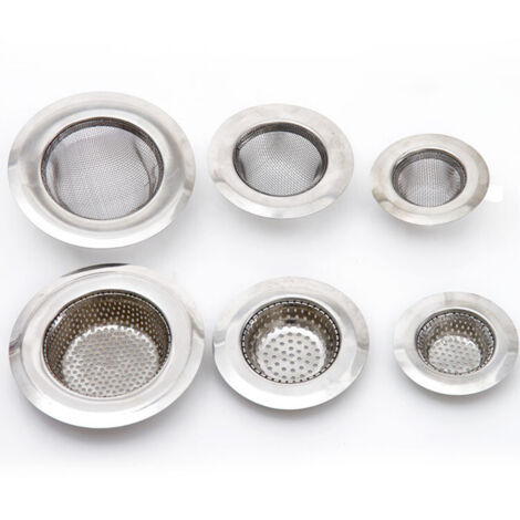 Acier inoxydable évier filtre maille cuisine fournitures métal laitier entonnoir outil égout drain anti-blocage sol drain