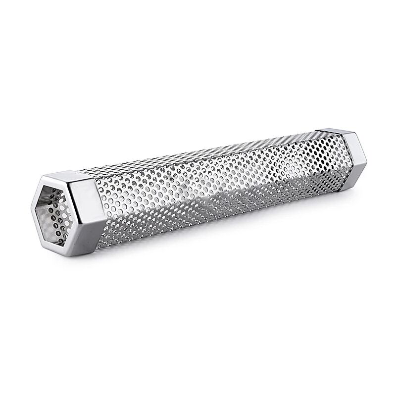 Langray - Acier inoxydable granule fumeur Tube maille tuyau cuisine en plein air cuisson BBQ outils accessoires rond générateur de fumée fumeur