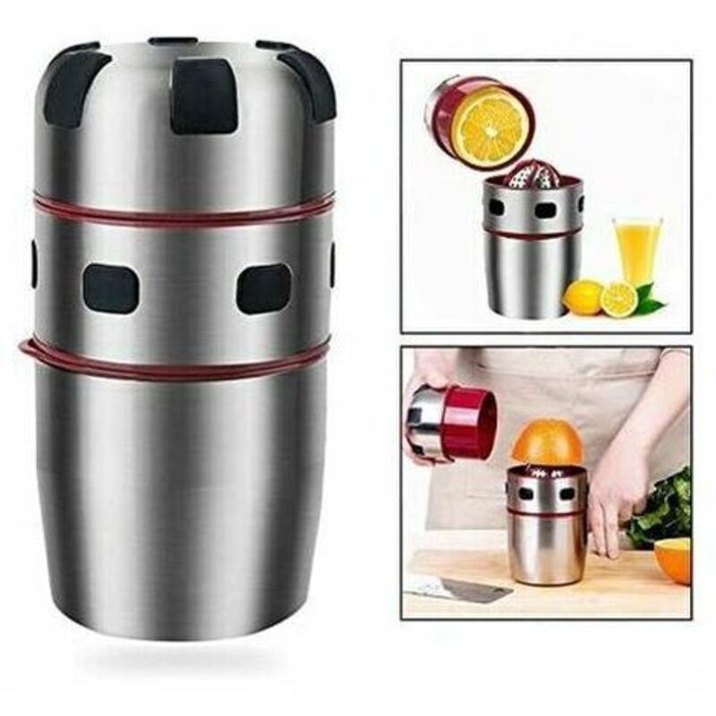 Tigrezy - Acier Inoxydable Manuel Presse-Agrumes,Guazhuni Presse-Fruits et Presse-Citron, l'Utilisation à Domicile Manuel Centrifugeuse