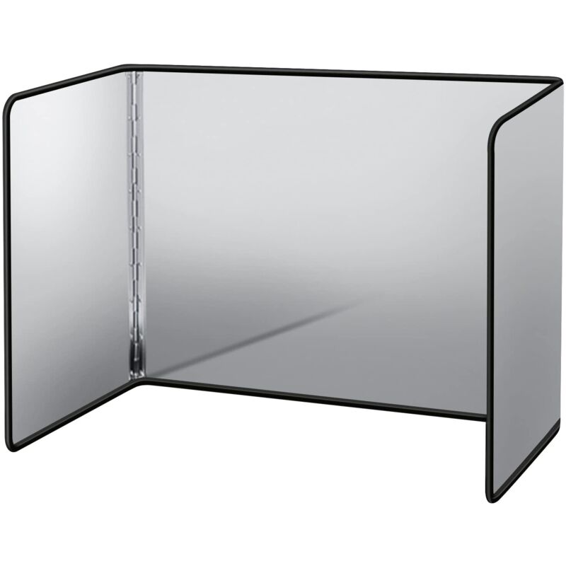 Acier inoxydable Plaque Anti Projection Cuisine Pliable Protection D'écran Anti-éclaboussures, Cuisine Cuisson Plaque Baffle Facile à Nettoyer
