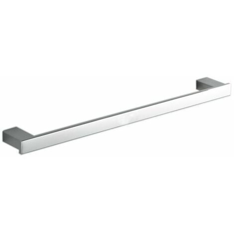 Acier inoxydable Porte-serviettes pour Salle De Bains ou Cuisine, Chromé Finition Support de Serviette, Mural avec vis, 40cm