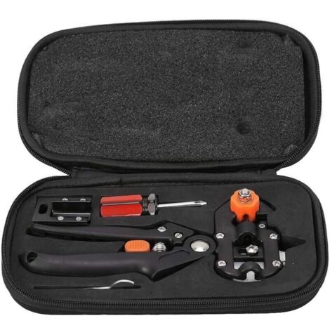 Acier Inoxydable Professionnel Jardin fruitier Plante élagage Outil élagage Ciseaux, Outil de greffe, kit de greffe pour Jardin