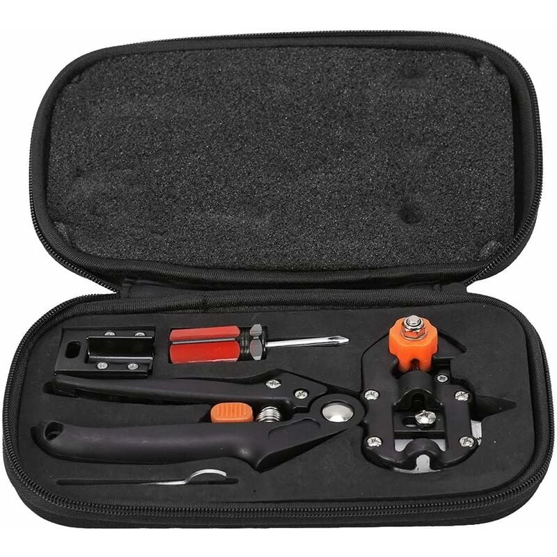 Acier Inoxydable Professionnel Jardin fruitier Plante élagage Outil élagage Ciseaux, Outil de greffe, kit de greffe pour Jardin
