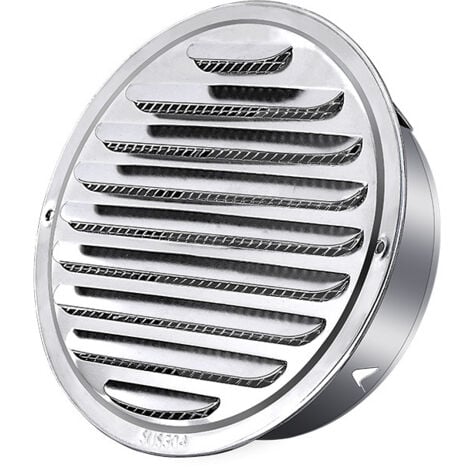 Grille D'aération 150mm En Acier Inoxydable Rond Grille De Ventilation De Tuyau D'échappement Pour Ventilation Des Cheminée, Cuisi - Bricolage