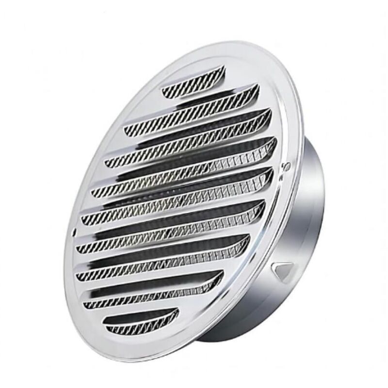 Acier Inoxydable Rond Grille de Ventilation de Tuyau D'échappement 150mm, Capot de Sortie D'air, Grille D'évacuation D'air Ronde, Hotte de