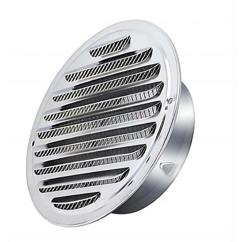 Acier Inoxydable Rond Grille de Ventilation de Tuyau D'échappement 150mm, Capot de Sortie D'air, Grille D'évacuation D'air Ronde, Hotte de