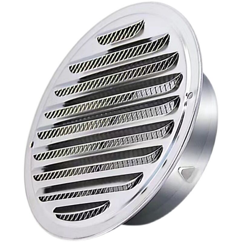 Roleader - Acier Inoxydable Rond Grille de Ventilation de Tuyau D'échappement 160mm Capot de Sortie D'air Grille D'évacuation D'air Ronde Hotte de