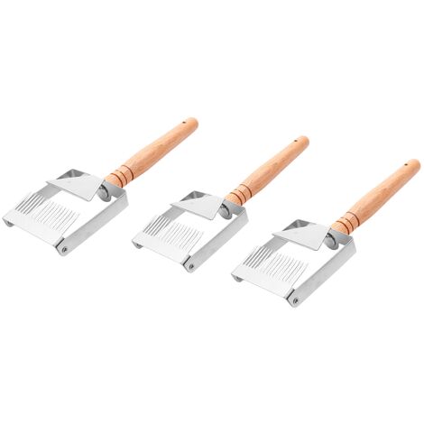 TTBD Paquet de 2 Outils de Grattoir pour Ruche en Abeille en Acier  Inoxydable LèVe-Personne et Grattoir pour Ruches pour Abeilles Fournitures  MatéRiel