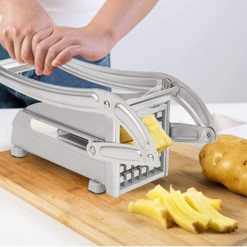 Skecten - Coupe-Frites en Acier Inox, Avec Lames de Coupe Interchangeables