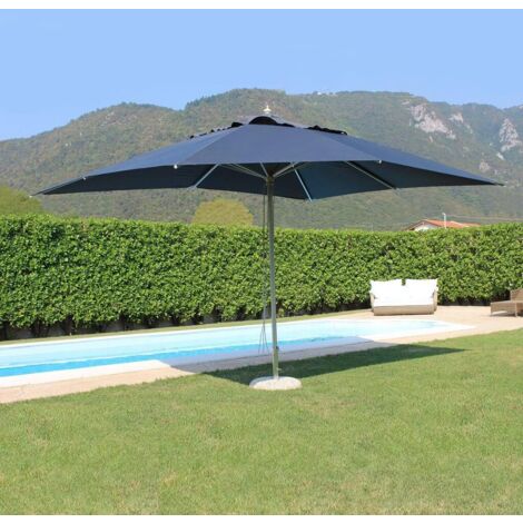 ACIS - ombrellone da giardino palo centrale in alluminio 3 x 4 m