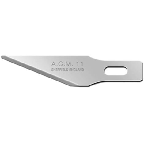 ACM11 SM Lama per bisturi 40 mm Carbonio Carbone 50 pz.