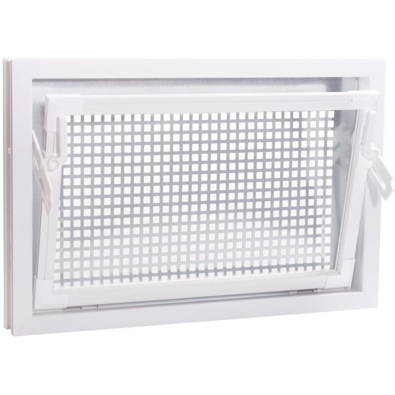 ACO 60x40cm Nebenraumfenster Einfachglas + Schutzgitter Kellerfenster