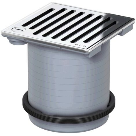 ACO Aufsatzstück Meku 148x148/ K3/ ABS/Rost V2A/ verriegelbar, 5141.81.22