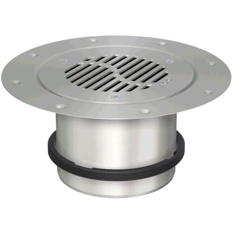 ACO Aufsatzstück Passavant D157/K3/V2A/ Klemmring/Schlitzrost rund, 5141.96.22