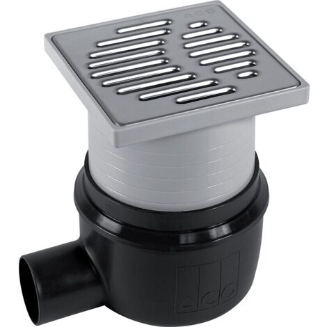 ACO Easy-Flow Bodenablauf DN50/150x150/1,5Grad/1,0l/s Kst/ K3/ Halter./ WS50, 2500.05.77