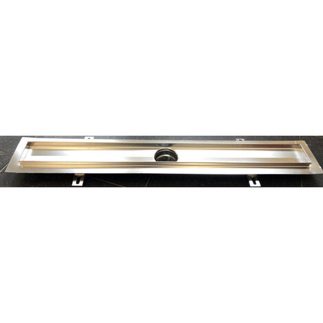 Aco Flexdrain e Caniveau de douche avec bride 68,7x8,7cm inox