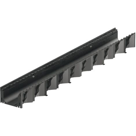 ACO Self ® Entwässerung Baukasten Hexaline 2.0 Rinne ohne Rost 1m schwarz