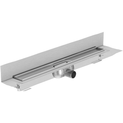 ACO ShowerDrain C, Rinnenkörper, 88,5 cm, Einbauhöhe Oberkante Estrich: 8 – 12,8 cm, Aufkantung hinten
