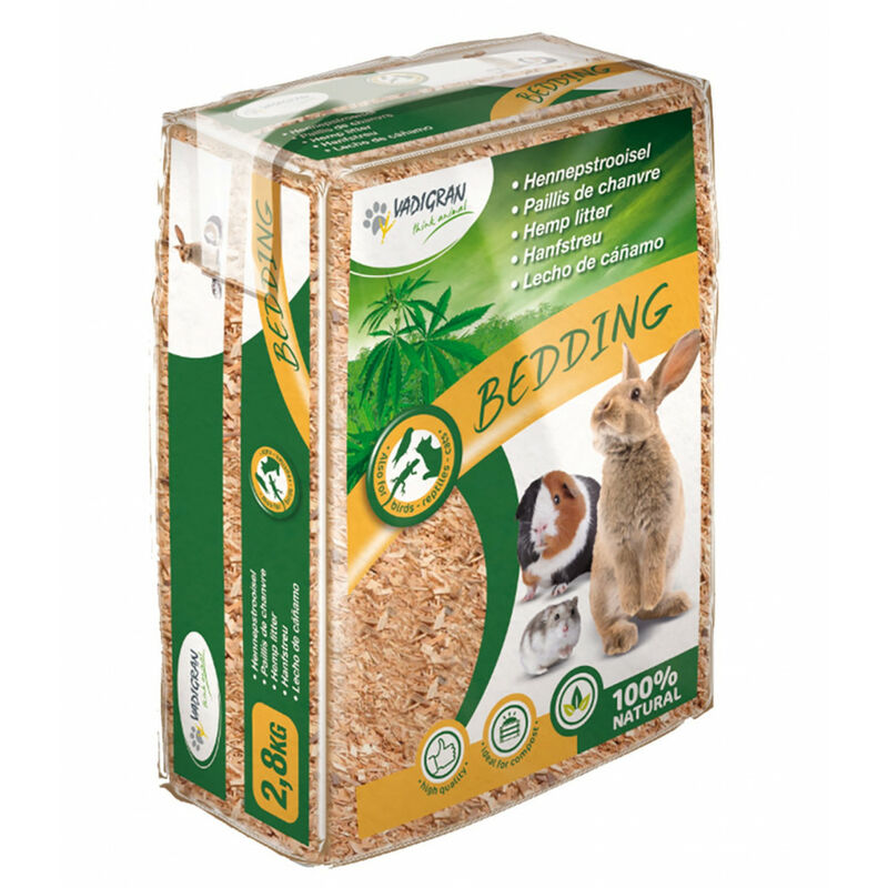 

BEDDING Hemp Mulch 2,8 KG para conejos y roedores