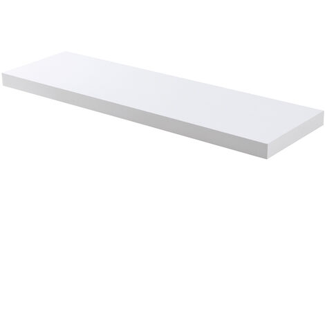 Acomoda Textil – Estantería para Pared 3 Diferentes Tamaños. Balda Flotante Decorativa de Madera con Fijación Invisible, Estante para Dormitorio, Cocina, Baño y Oficina Blanco.