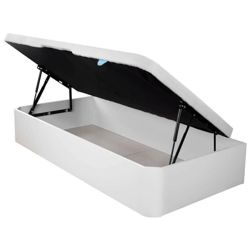 

Arcón Canapé Abatible Lateral Relax 3D altura 32 cm | Blanco - 90x190cm