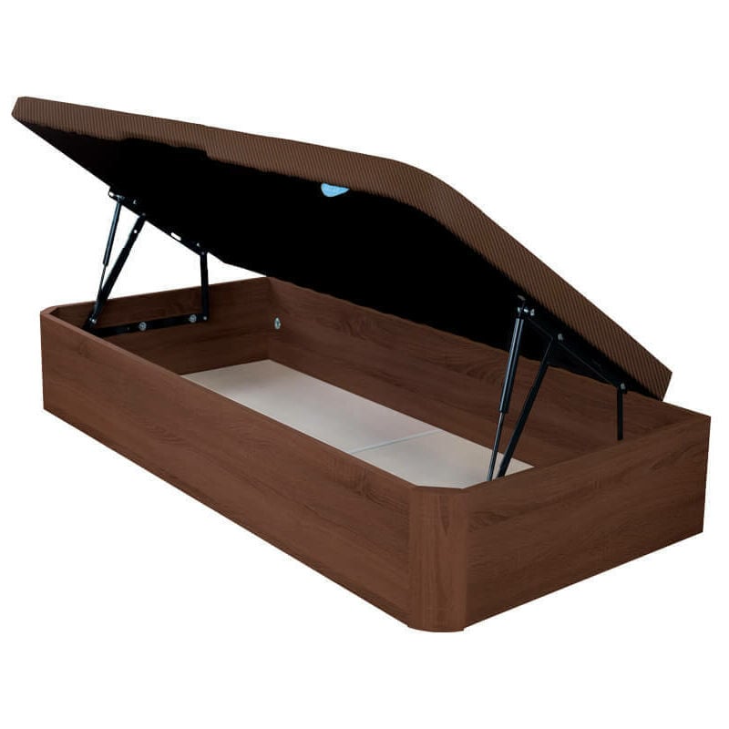 

Arcón Canapé Abatible Lateral Relax 3D altura 32 cm | 90x190cm - Wengue