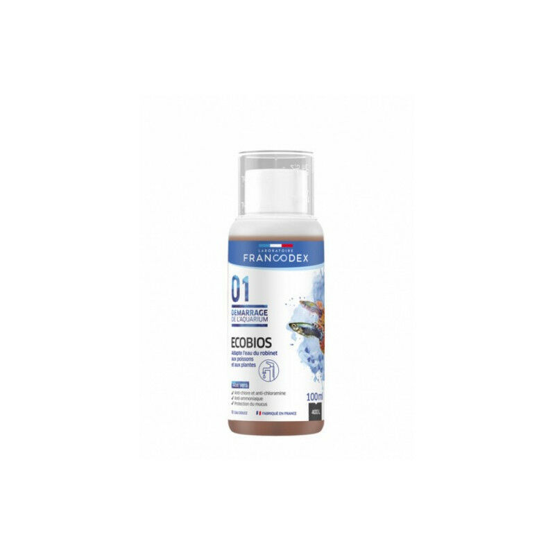 

acondicionador de agua de acuario ECOBIOS, botella de 100 ML