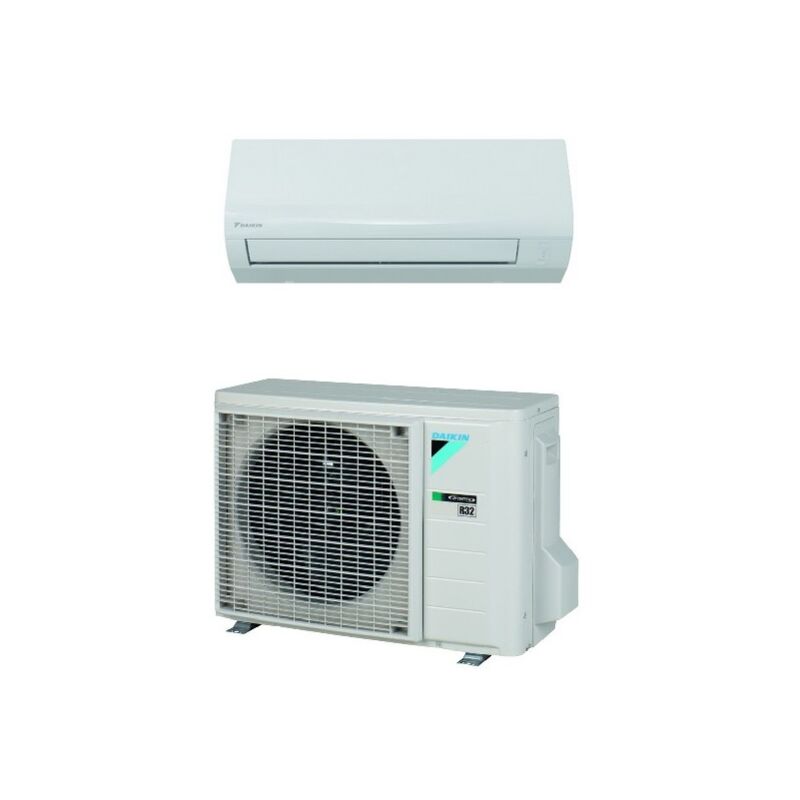 

Acondicionador de aire Inverter Daikin monopartido de pared 9000 btu compuesto por unidades exterior e interior de gas R32 | Blanco - Standard