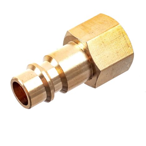 ACOPLADOR DE ENCHUFE PARA HERRAMIENTAS NEUMÁTICAS ROSCA INTERNA DE 1/4 DE PULGADA