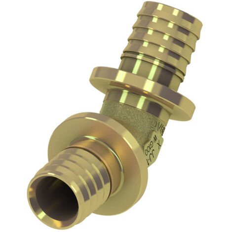 Acoplamiento angular TECEflex, 45 grados, bronce al silicio,