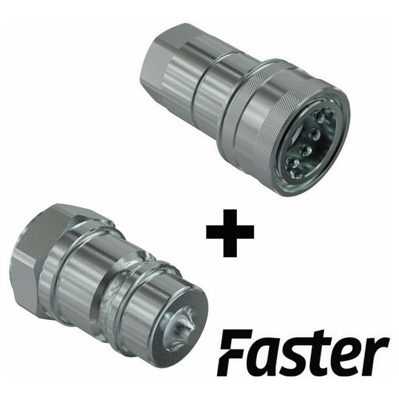 

Lem Select - Acoplamiento de desconexión rápida macho y hembra de 1/4' FASTER