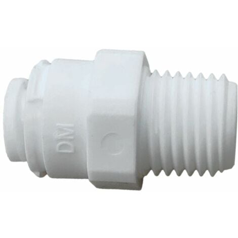 TOODO Acoplamiento Rápido 1/4" Ez - 1/4" Npt Para Filtro De Agua Y ósmosis Inversa