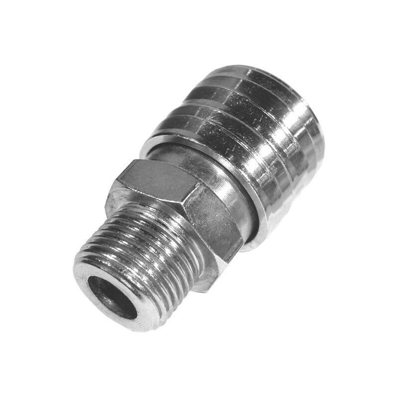 

Acoplamiento rápido hembra de aire comprimido rosca macho 1/2' GAS