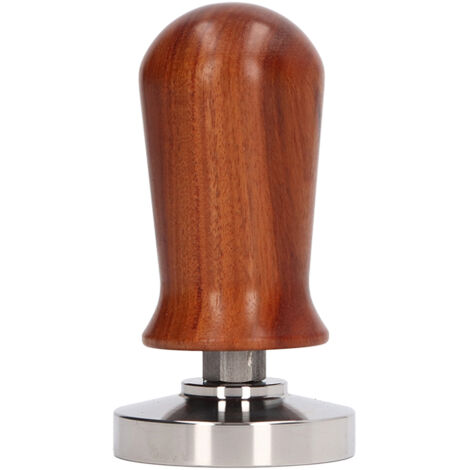 Acouto Café Tamperstainle Coffee Sépreinte Conception Séparée en Acier Inoxydable Poignée en Bois de Bois Porte Portable Tamper For Home Coffee Shop 51 Mm Poignée Séparée CAFE CAFETAL CAFE