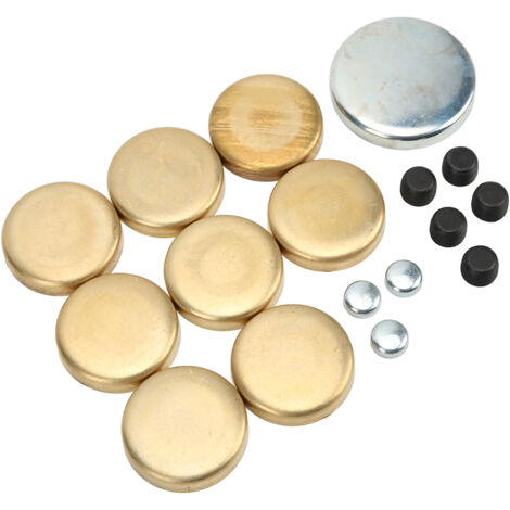 Acouto Messing-Frostschutzmittel-Verlängerungsstecker-Set für Sealed Power 381-8007, Ersatz für Small Block 283ci, 305ci, 327ci, 350ci.
