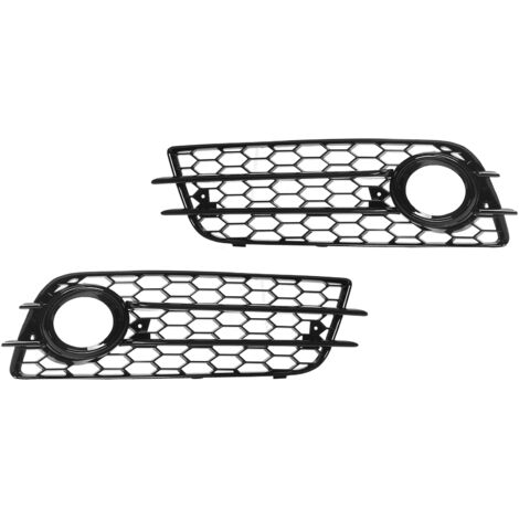 Acouto Tampon de Bois D'élégant élégant Brouillard pour B8 S4 S4 2008-2012, 2 X Fog Light Grille Inclus.